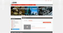 Desktop Screenshot of osk-newtech-japan.com