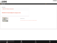 Tablet Screenshot of osk-newtech-japan.com